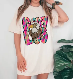Comfort Colors or Bella Canvas Eagles Shirt/ Youth and Adult Sizes