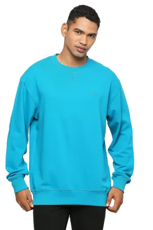 Comfort Fit Cotton Non Brushed Fleece Pullover Sweatshirt