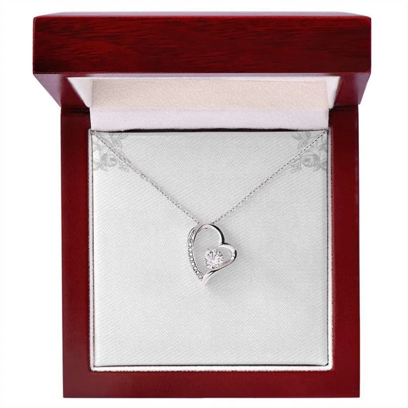 Cubic Zirconia Pendant Necklace – Elegant Gift Box