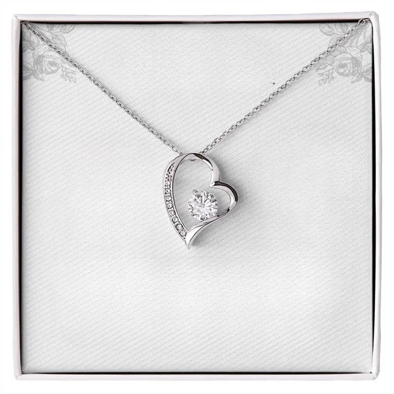 Cubic Zirconia Pendant Necklace – Elegant Gift Box