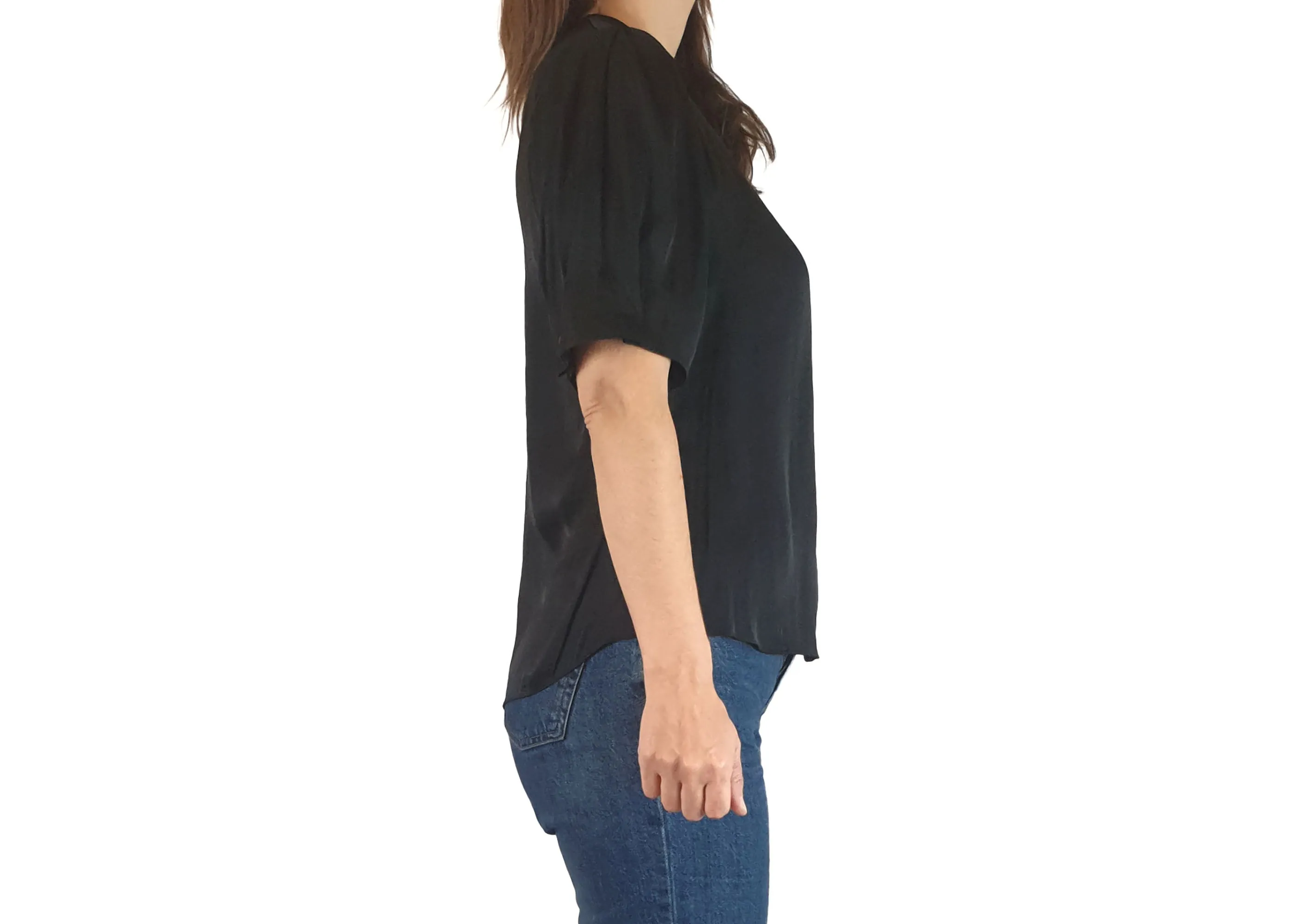 Cue black silky feel top size 8