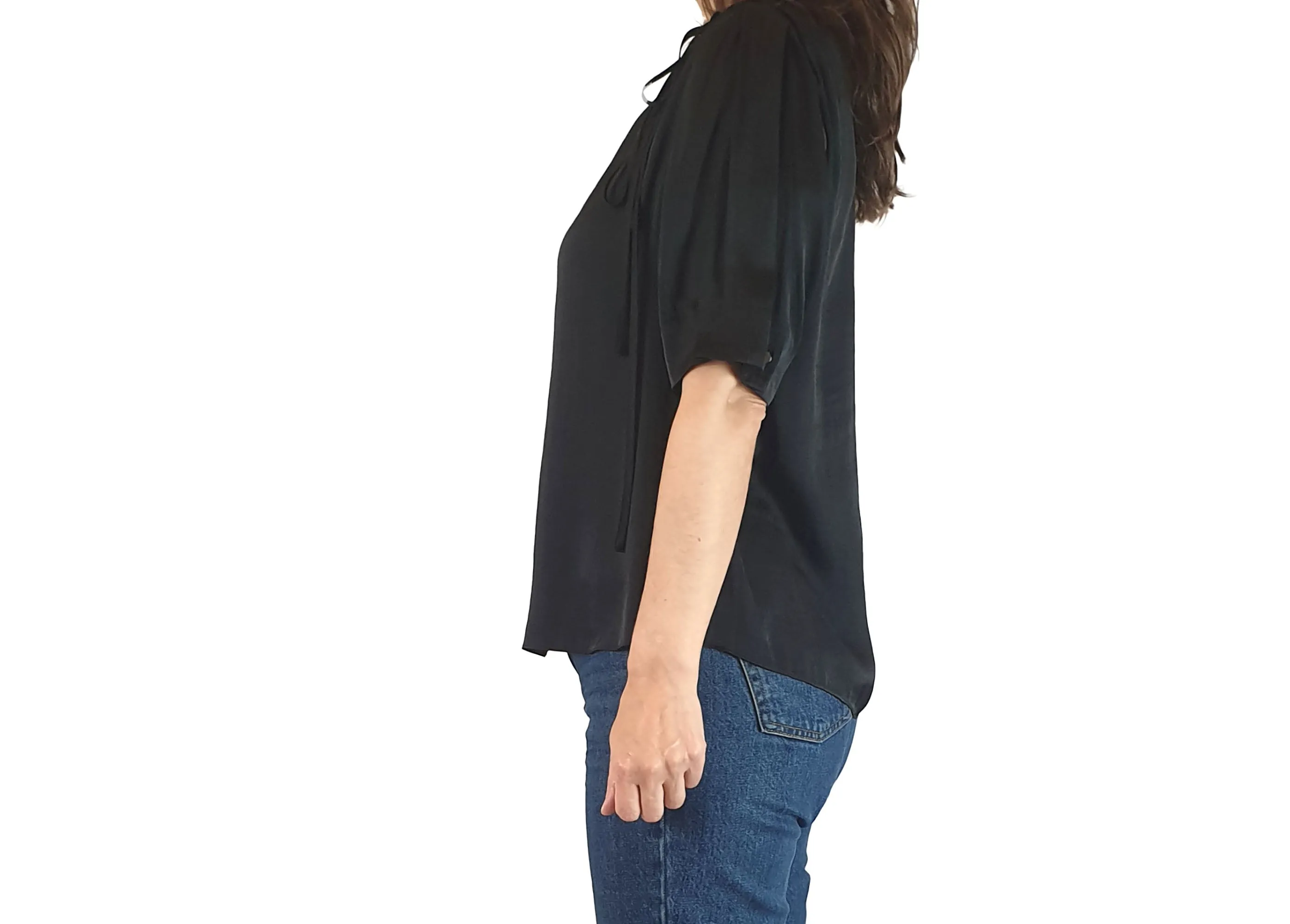 Cue black silky feel top size 8