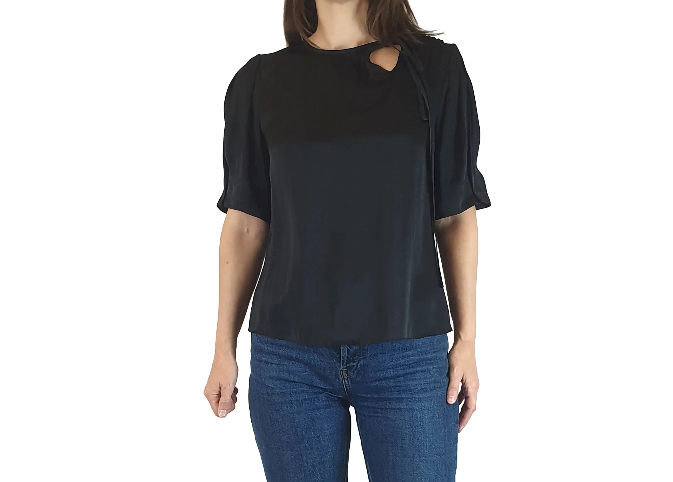 Cue black silky feel top size 8