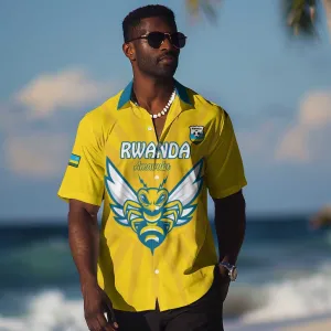Custom Afro Rwanda Football Hawaiian Shirt Go Wasps LT15
