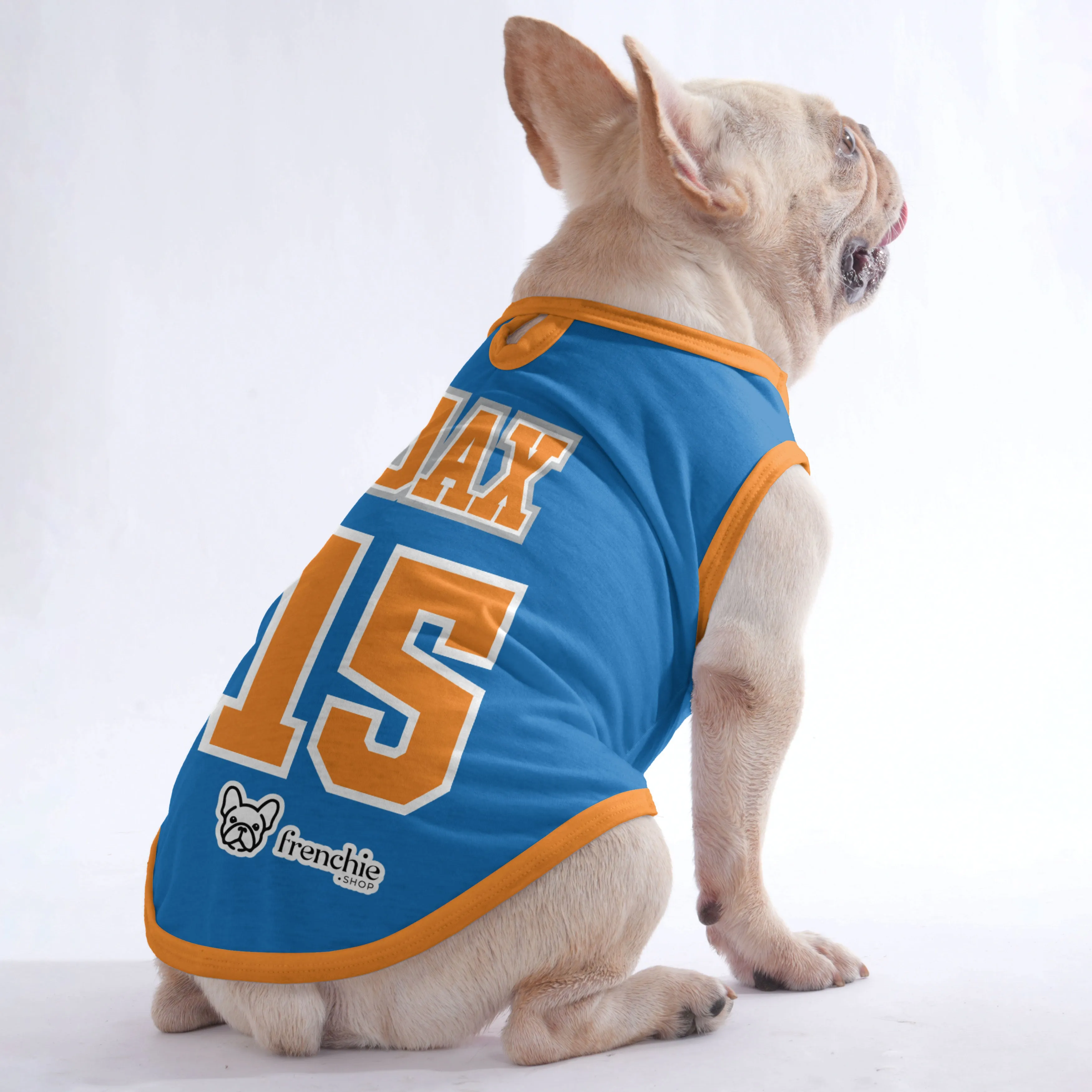 Custom Frenchie Shirt with Name & Number - Frenchie Shop Original