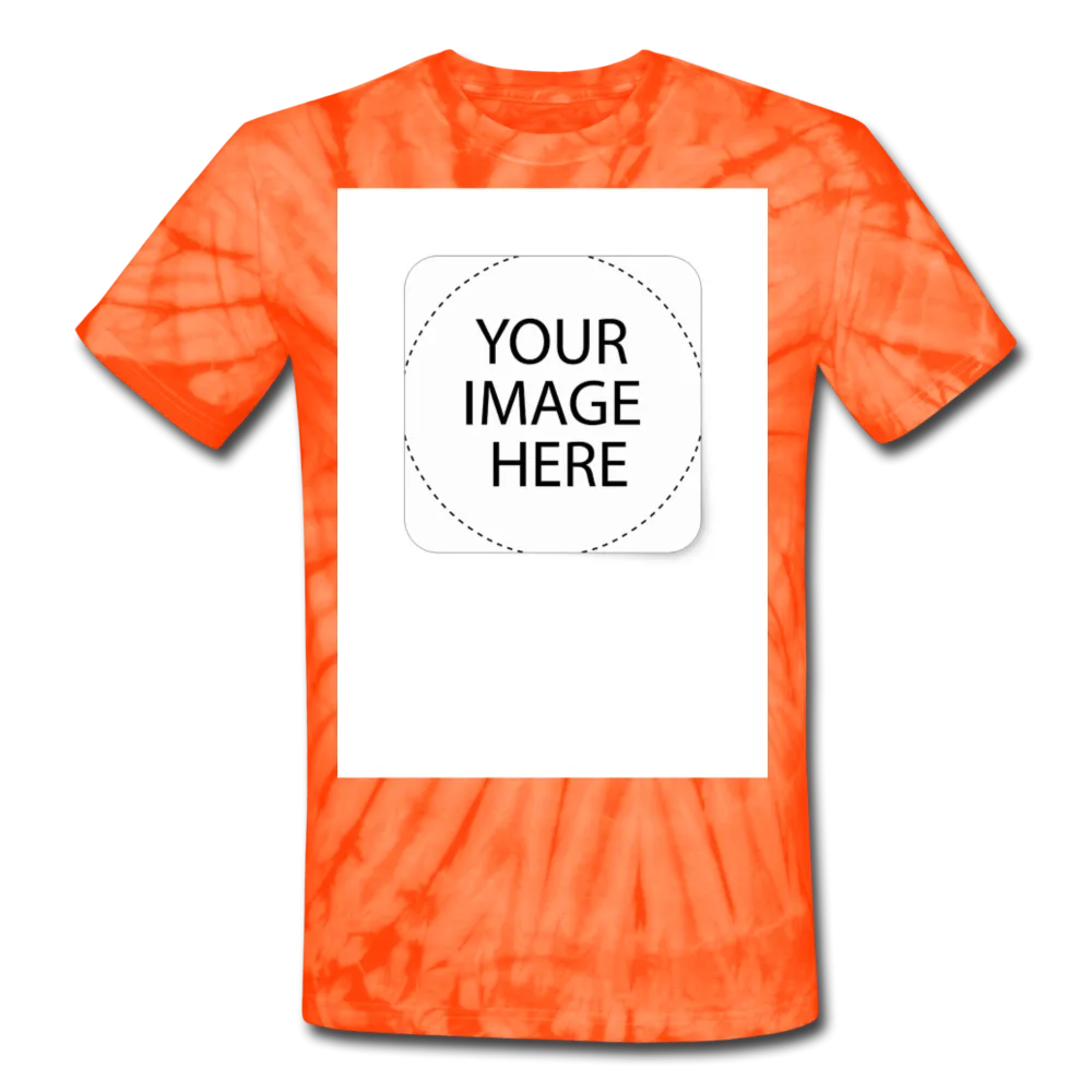 Custom Image Unisex Tie Dye T-Shirt