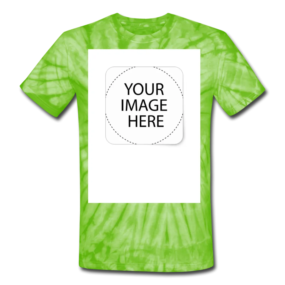 Custom Image Unisex Tie Dye T-Shirt