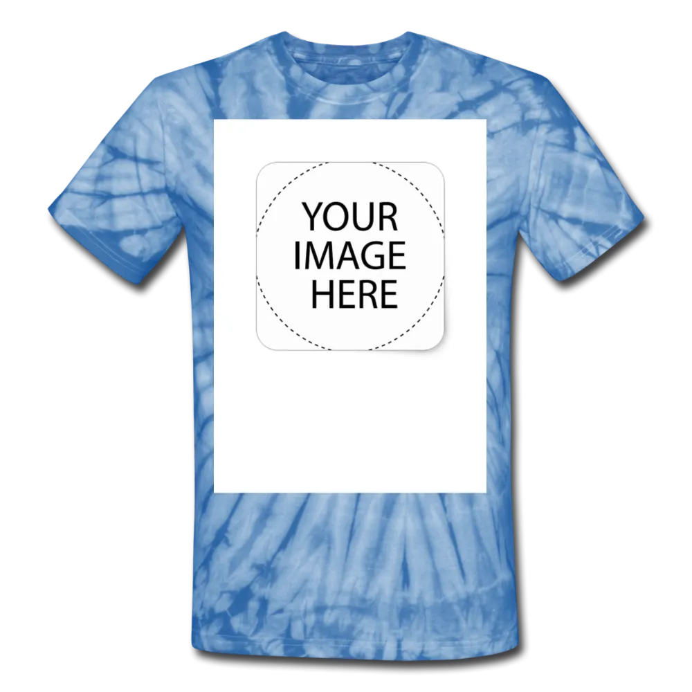 Custom Image Unisex Tie Dye T-Shirt
