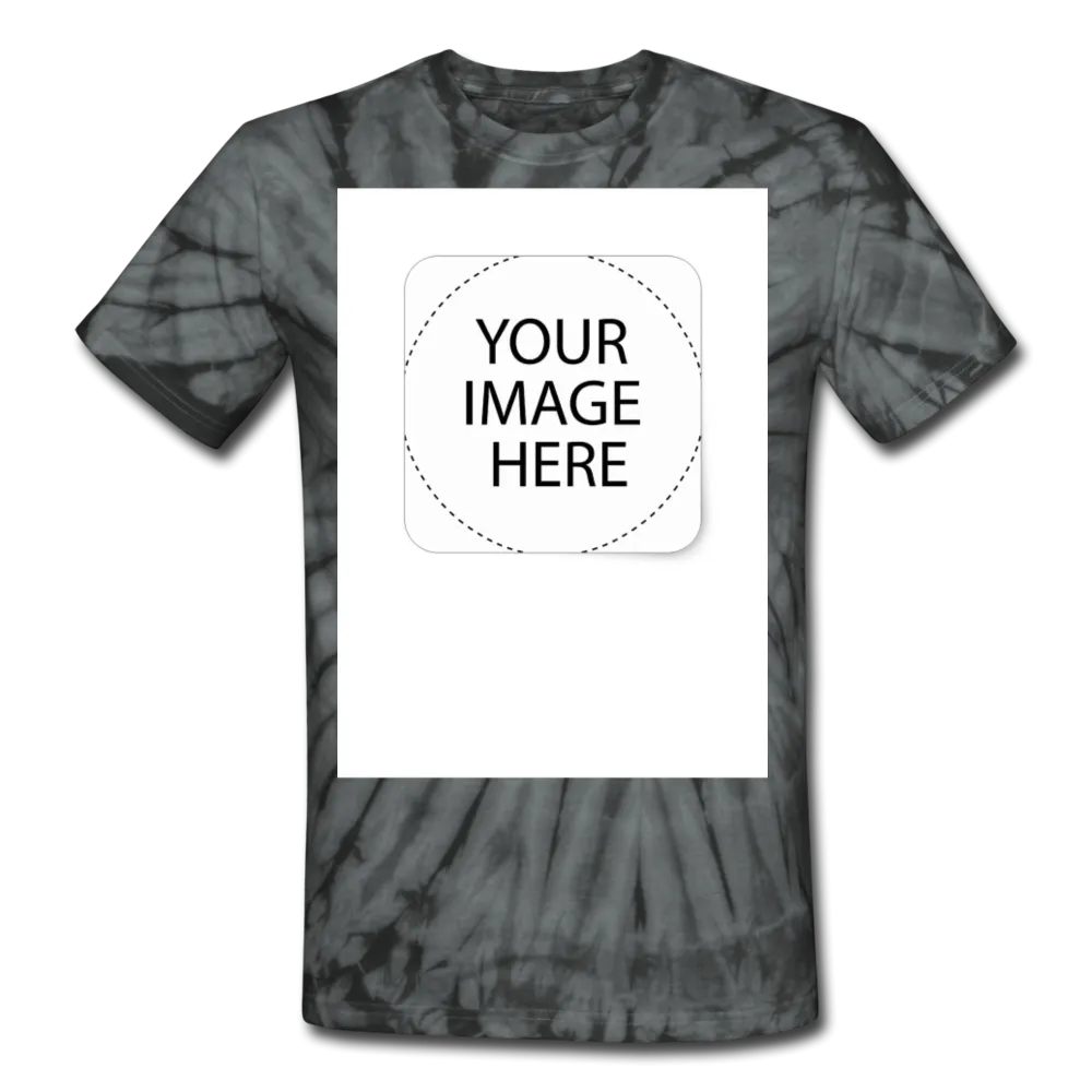 Custom Image Unisex Tie Dye T-Shirt