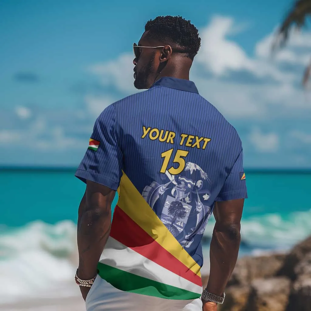Custom Seychelles Beach Soccer 2025 Hawaiian Shirt Go Champions Sesel LT15