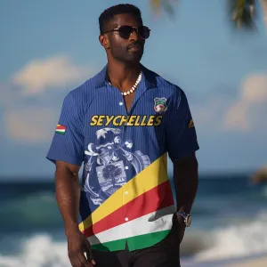 Custom Seychelles Beach Soccer 2025 Hawaiian Shirt Go Champions Sesel LT15