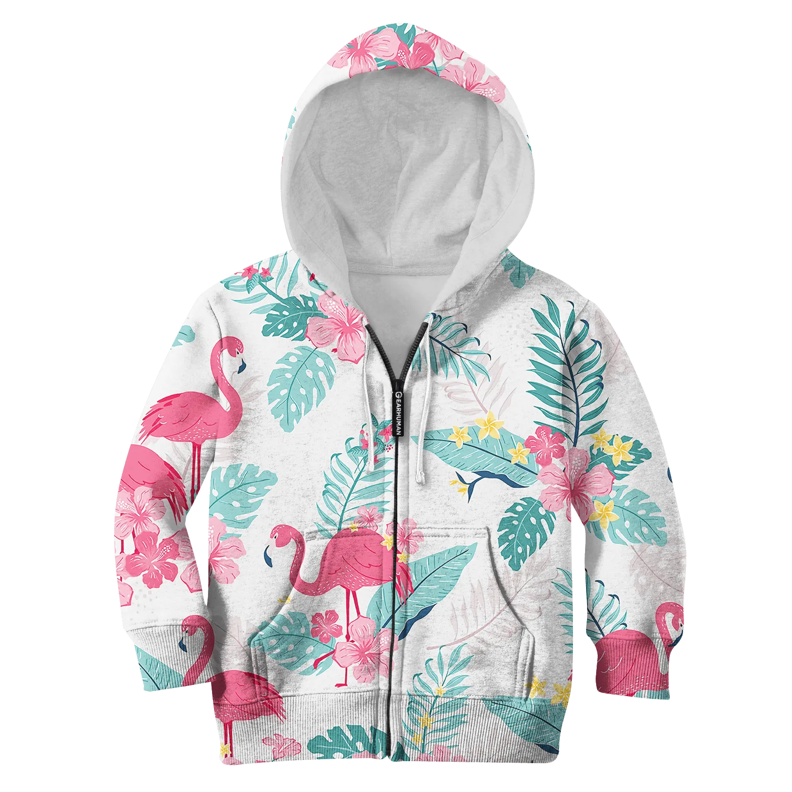 CUTE Flamingo Kid Custom Cosplay Hoodies Apparel