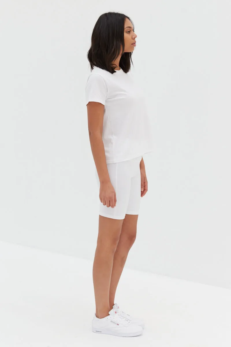 Cycle Shorts - White