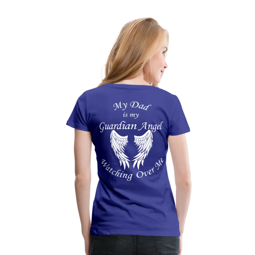 Dad Guardian Angel Women’s Premium T-Shirt (CK3549)