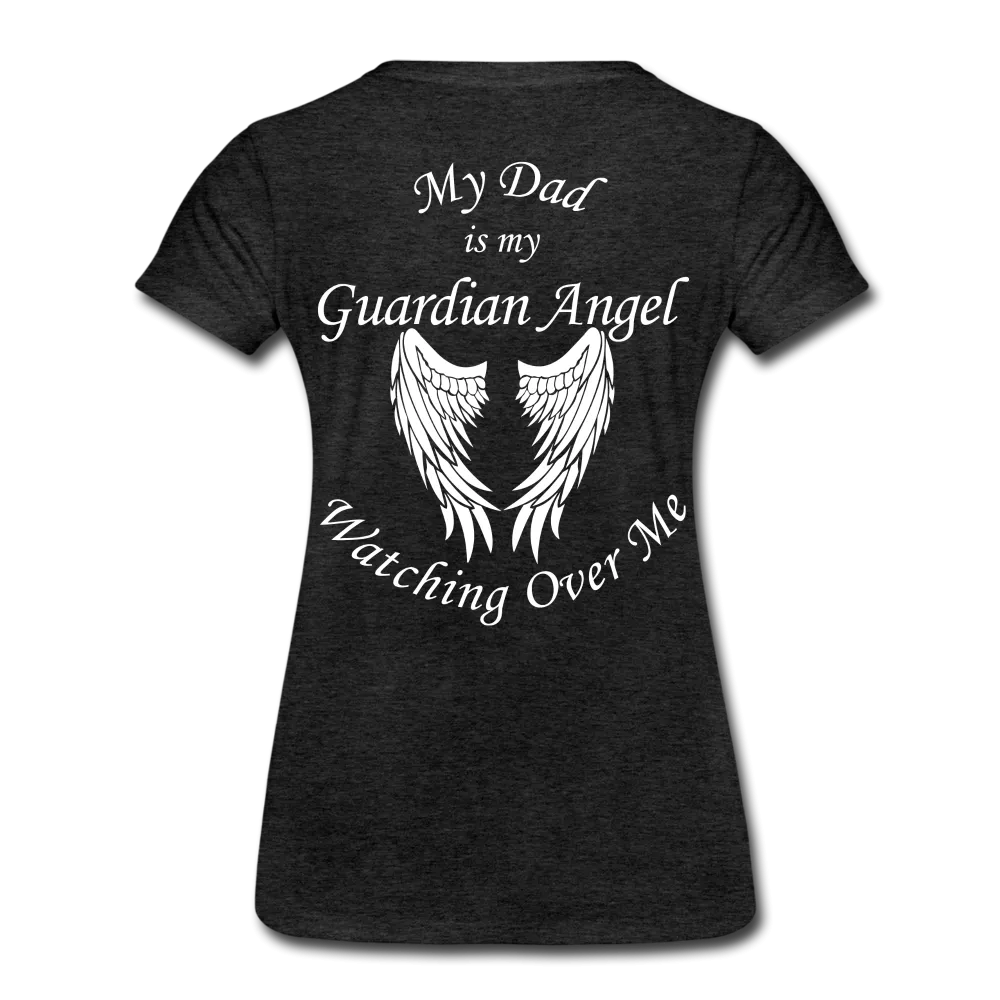 Dad Guardian Angel Women’s Premium T-Shirt (CK3549)