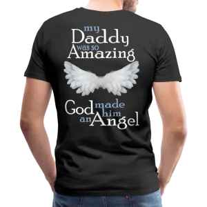 Daddy Amazing Angel Men's Premium T-Shirt (CK1488)