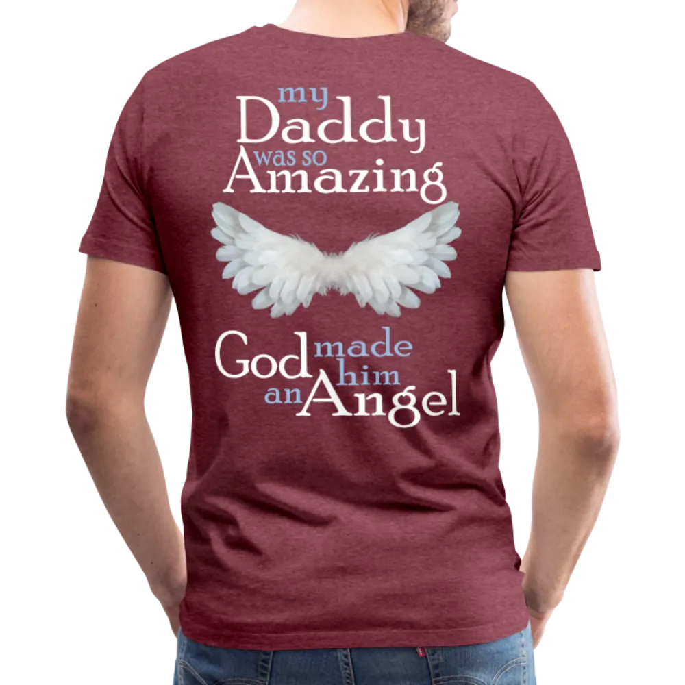 Daddy Amazing Angel Men's Premium T-Shirt (CK1488)