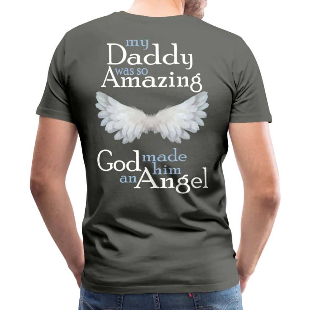 Daddy Amazing Angel Men's Premium T-Shirt (CK1488)