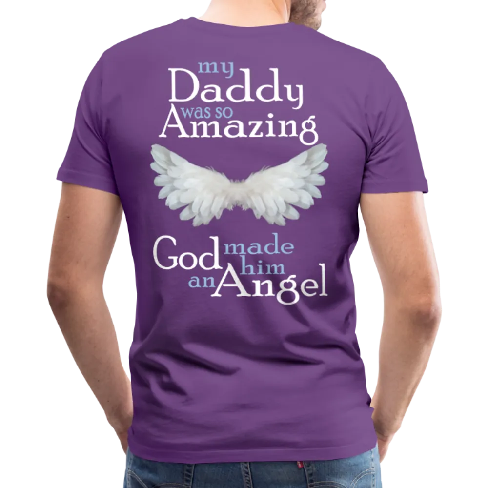Daddy Amazing Angel Men's Premium T-Shirt (CK1488)