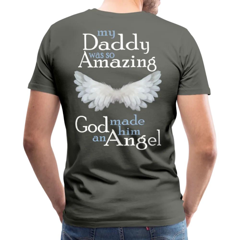 Daddy Amazing Angel Men's Premium T-Shirt (CK1488)