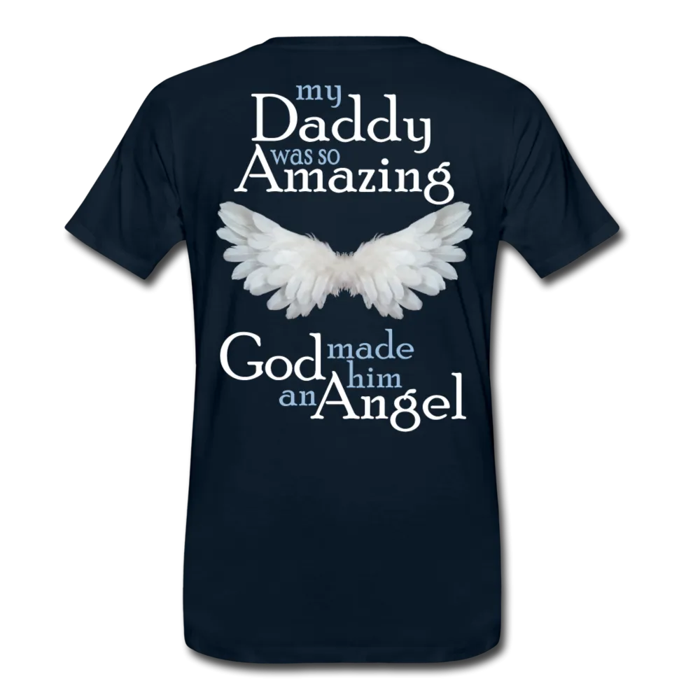 Daddy Amazing Angel Men's Premium T-Shirt (CK1488)