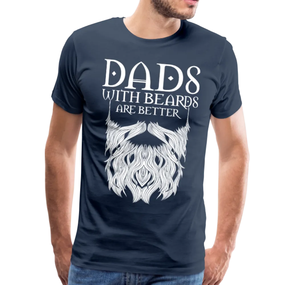 Dads with beards are better Men's Premium T-Shirt (CK1500)