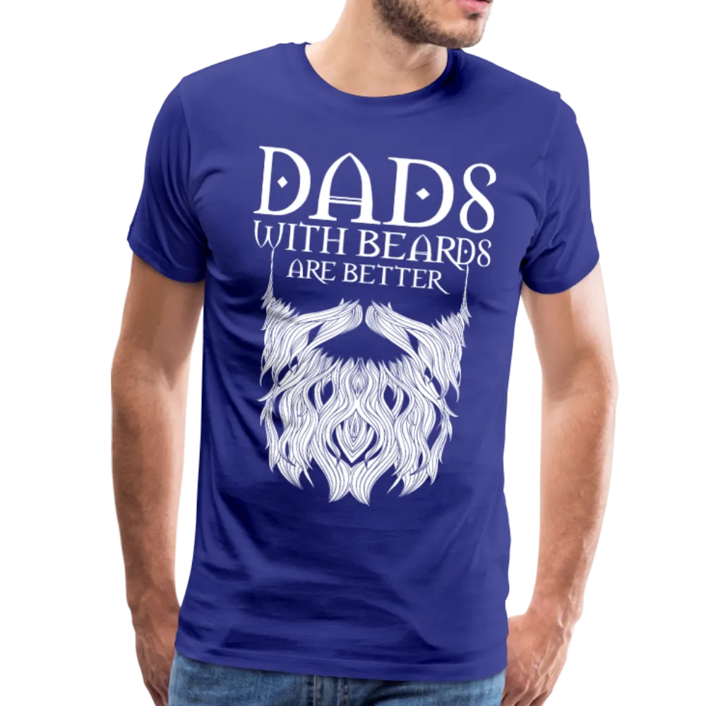 Dads with beards are better Men's Premium T-Shirt (CK1500)