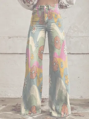 Dahlian - Elegant Flared Pants for Women