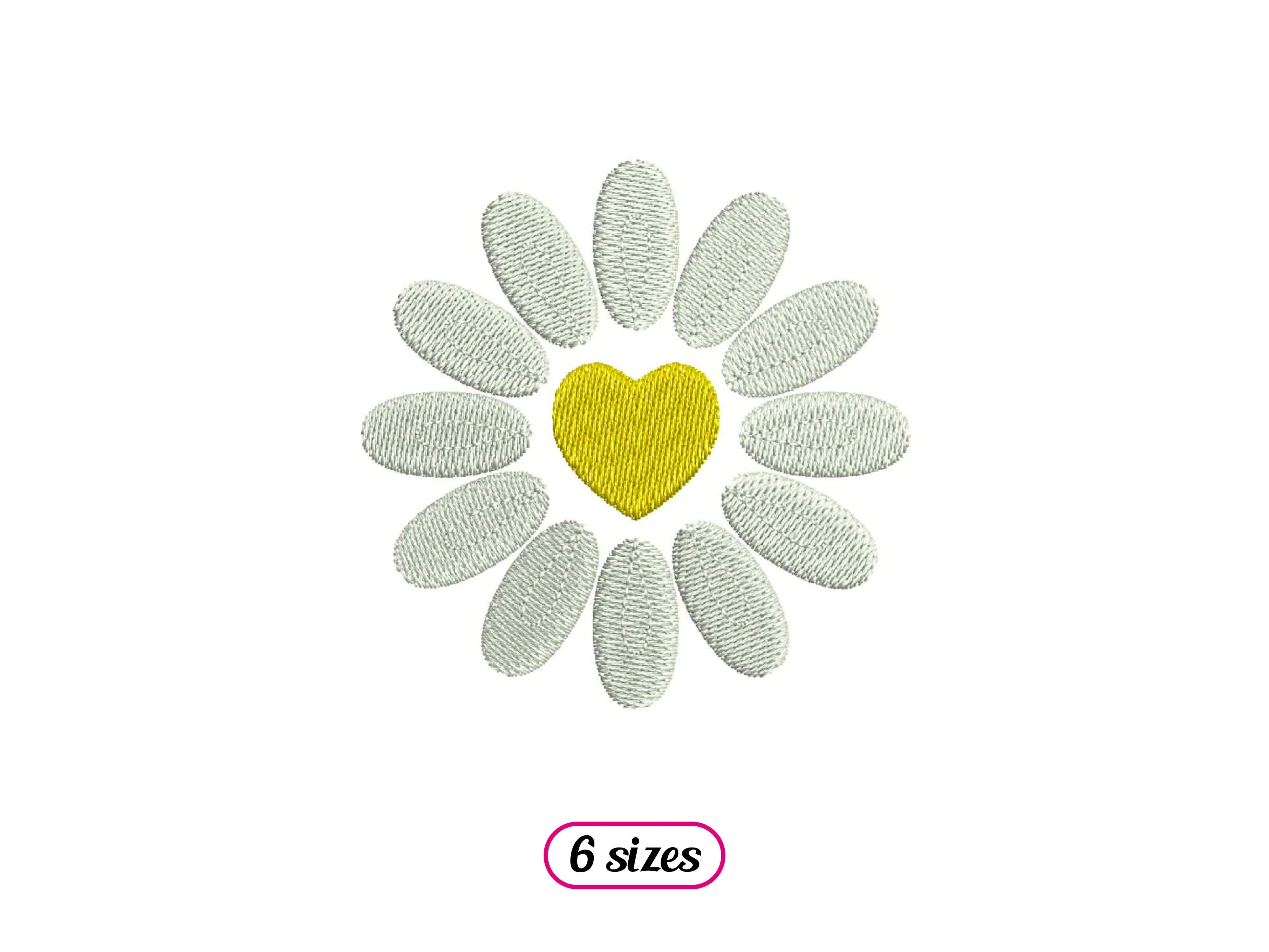 Daisy with Heart