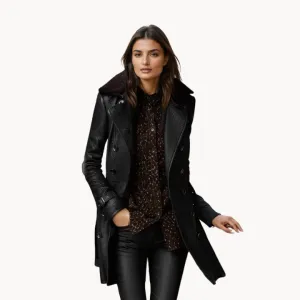 Davina | elegant luxury trench coat for women