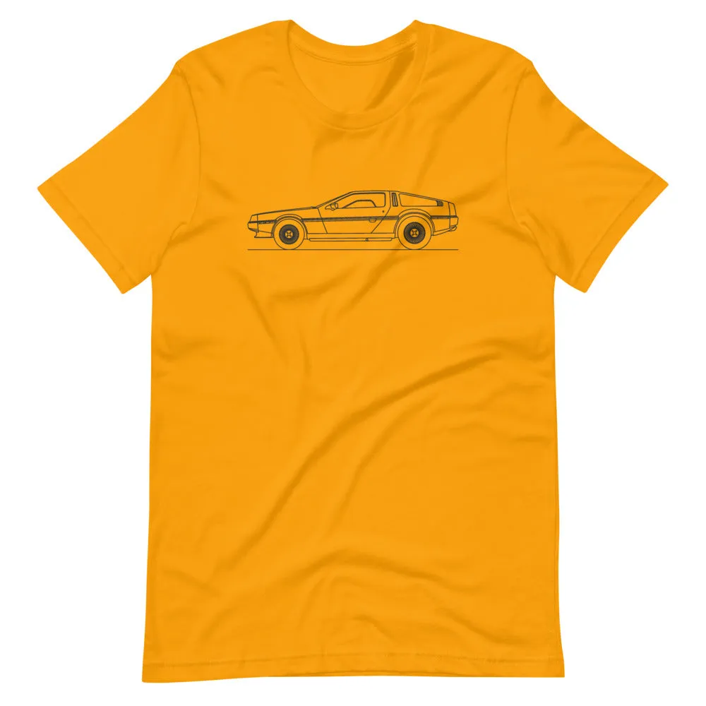 DeLorean DMC-12 silhouette T-shirt