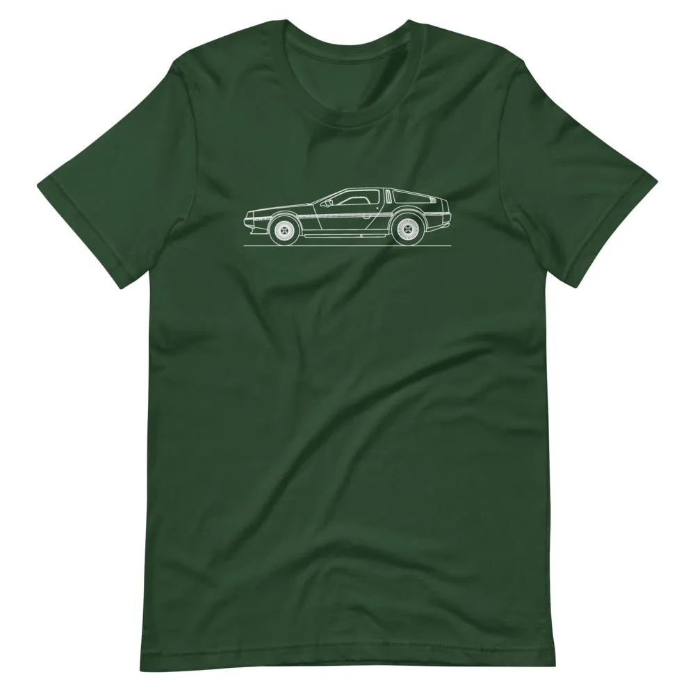 DeLorean DMC-12 silhouette T-shirt