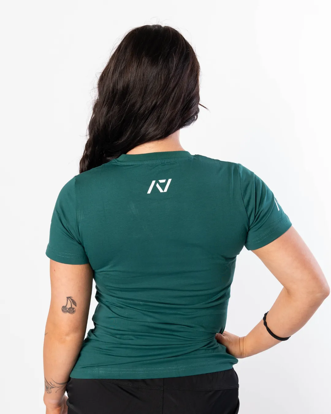 Demand Greatness True-Fit Women's Meet Shirt - IPF Approved - Emerald Forás