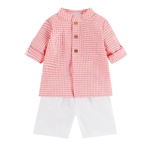 Deolinda Boys Nectarine Shorts Set