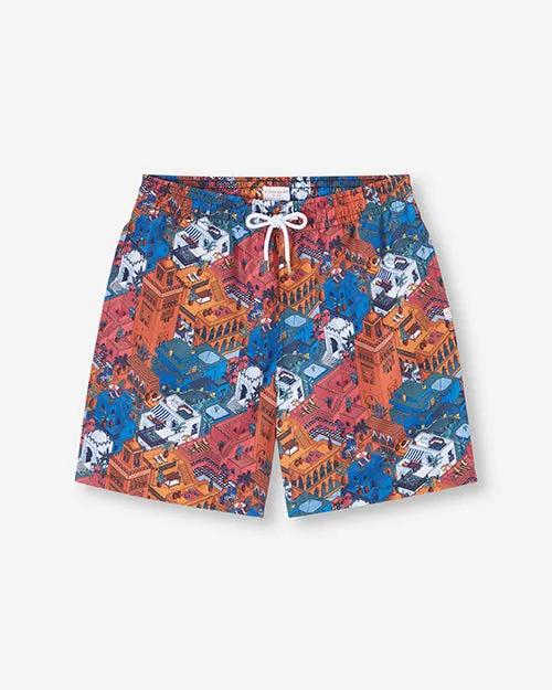 DEREK ROSE | Maui 60 Swim Shorts | Multi Color