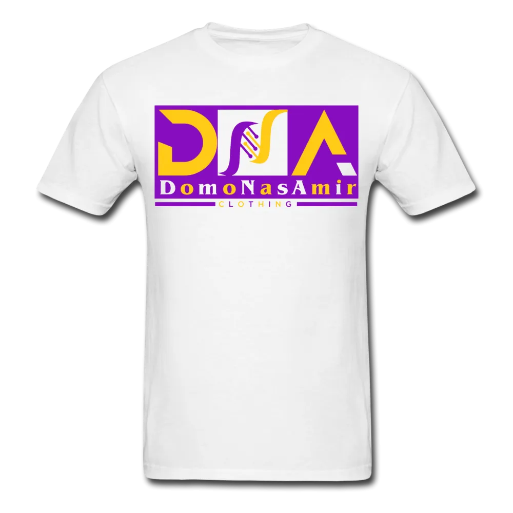 DNA Brand Lakers Colors, Q Dog Men's T-Shirt