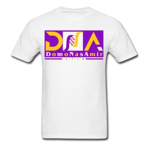 DNA Brand Lakers Colors, Q Dog Men's T-Shirt