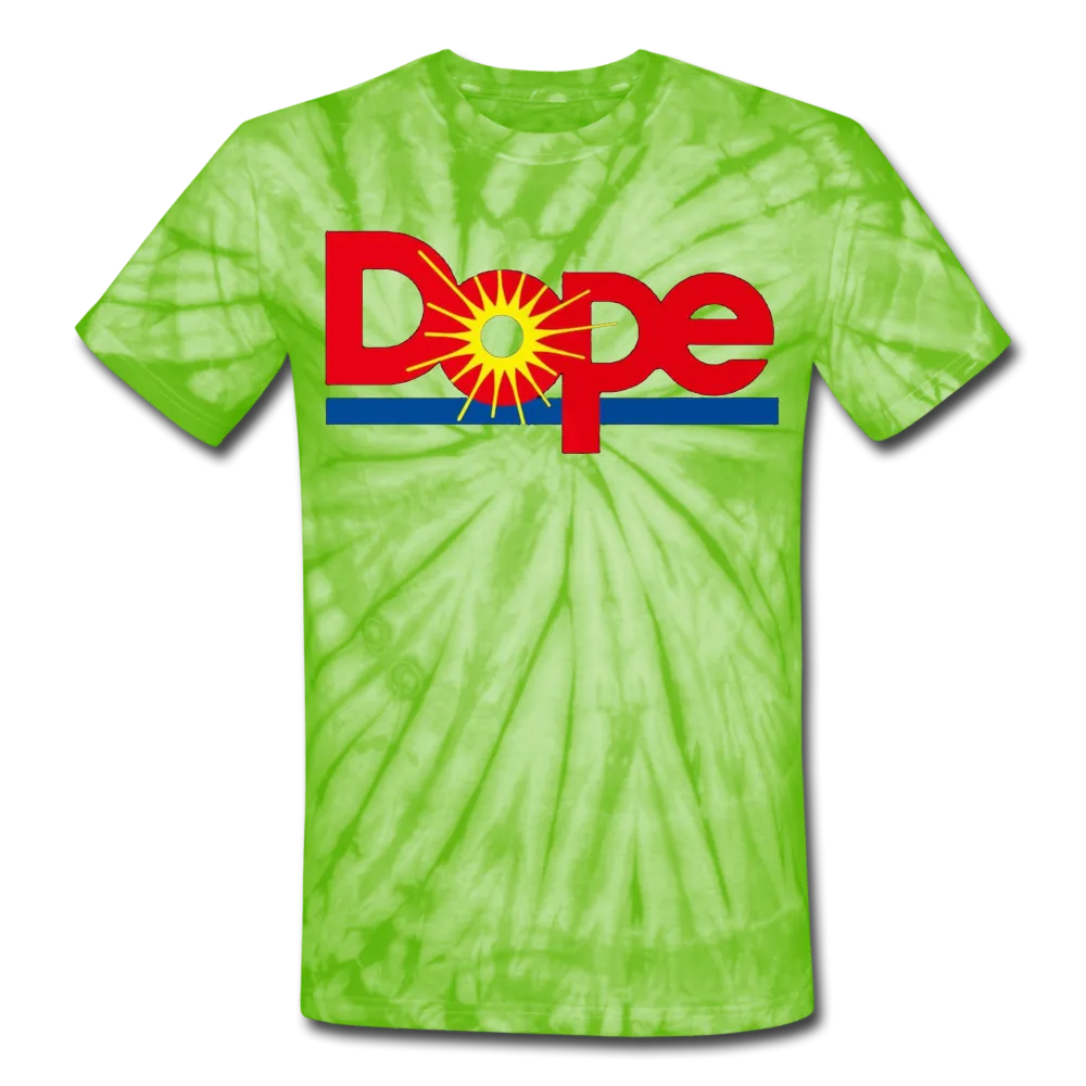 Dope Dole Juice Tie Dyed Men's /Unisex Premium Adult T-Shirt