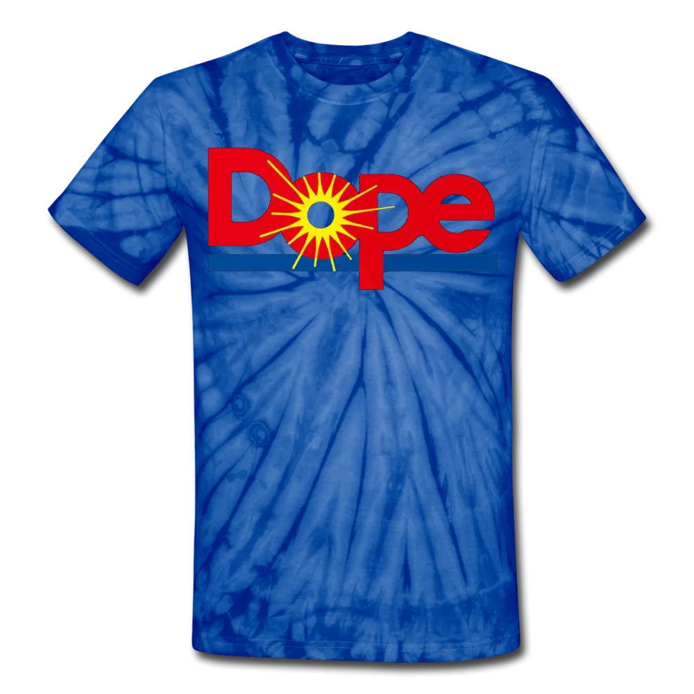 Dope Dole Juice Tie Dyed Men's /Unisex Premium Adult T-Shirt