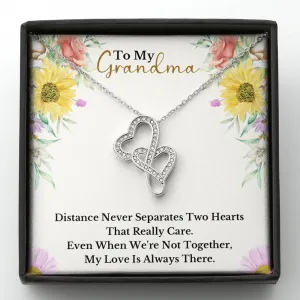 Double Hearts Necklace - Customized Design