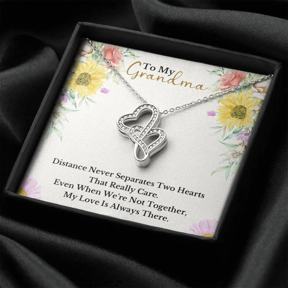 Double Hearts Necklace - Customized Design
