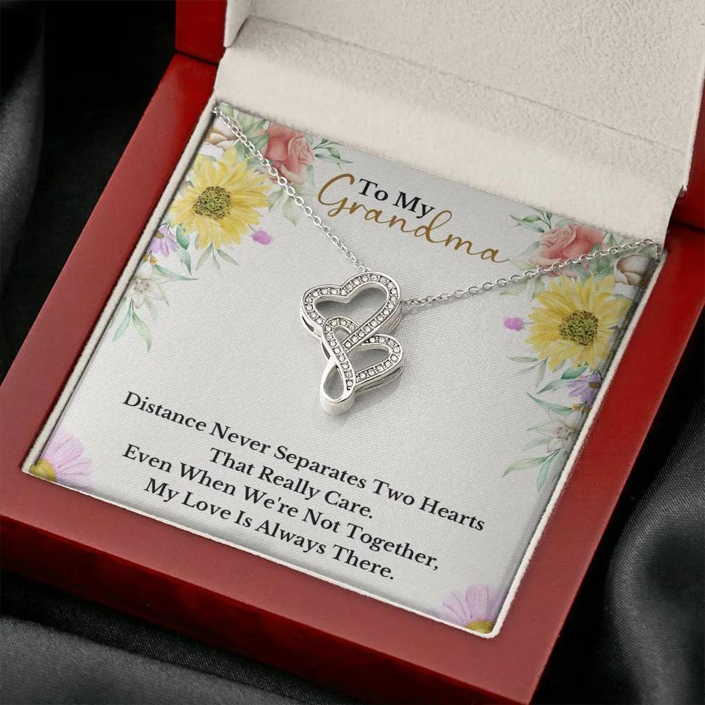 Double Hearts Necklace - Customized Design