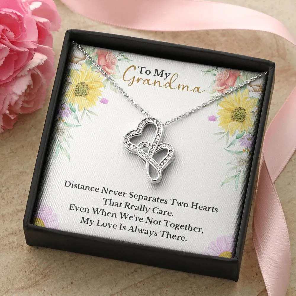 Double Hearts Necklace - Customized Design