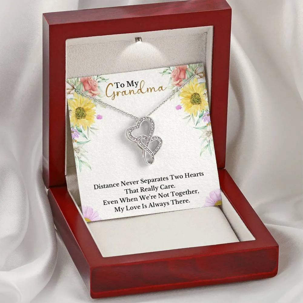 Double Hearts Necklace - Customized Design