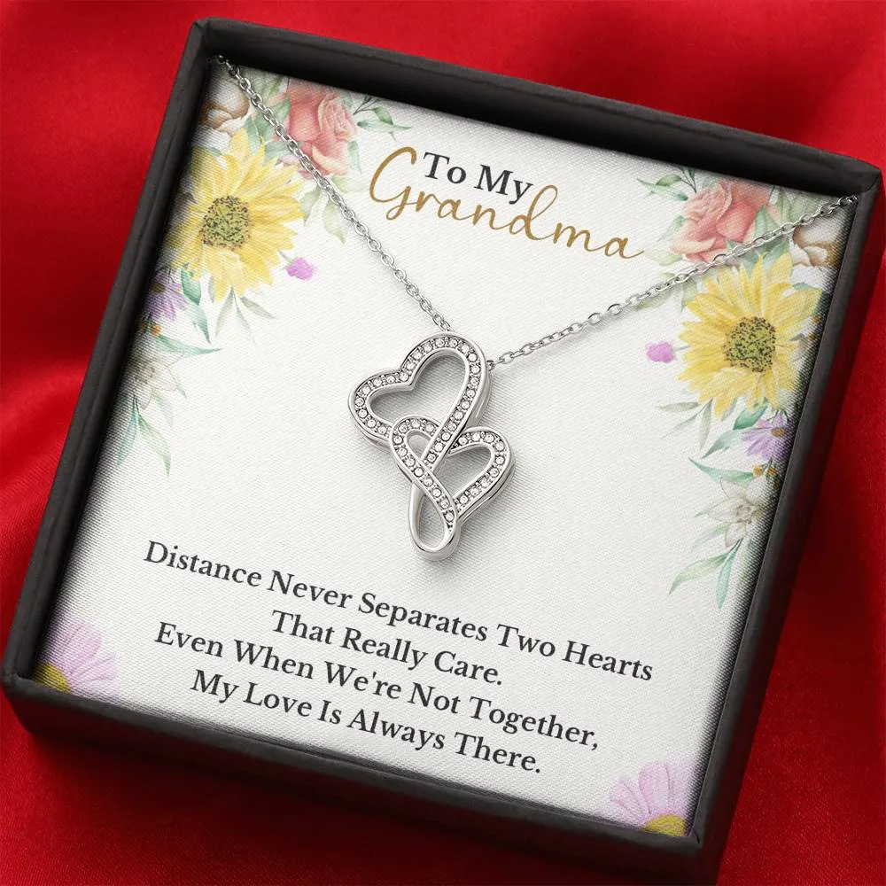 Double Hearts Necklace - Customized Design