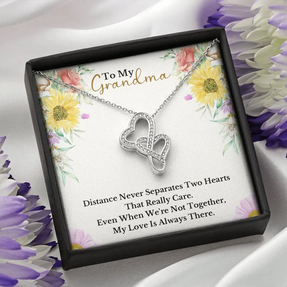 Double Hearts Necklace - Customized Design