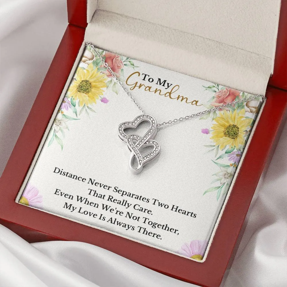 Double Hearts Necklace - Customized Design