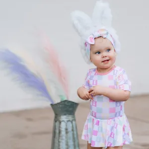 Dream Big Little Co Bunny Kisses Dream Bodysuit Dress