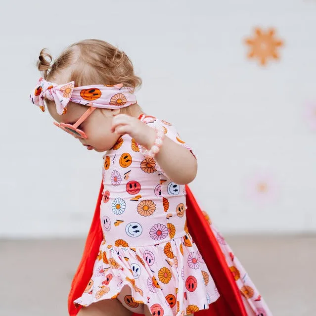 Dream Big Little Co Electric Smiles Dream Bodysuit Dress