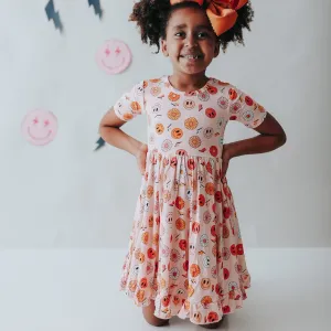 Dream Big Little Co Electric Smiles Dream Ruffle Dress